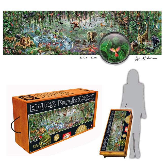 Puzzle 33600 peças Vida Selvagem - Educa 16066