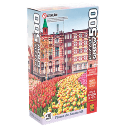Quebra-cabeça 500 peças Flores em Amsterdam