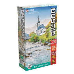 Quebra-cabeça 500 peças Riacho nos Alpes