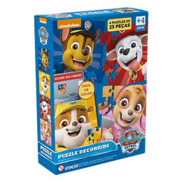 Quebra-cabeça Decorkids Patrulha Canina