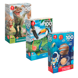 Combo Quebra-Cabeças 100 peças