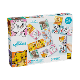 Jogo Dominó Disney Animais