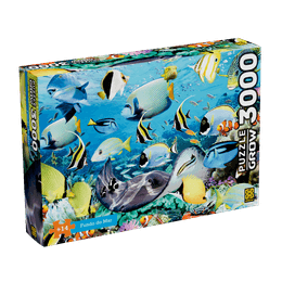 Quebra-cabeça 3000 peças Fundo do Mar