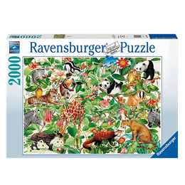 Puzzle 2000 peças Selva - Ravensburger - Importado