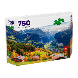 Quebra-cabeça 750 peças Panorama Wengen
