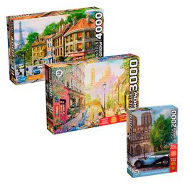 Combo Quebra-cabeças Paris Ref.3