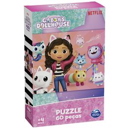 Quebra-cabeça 60 peças Gabby's Dollhouse