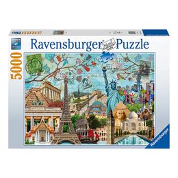 Puzzle 5000 peças Colagem de Cidades - Ravensburger - Imp