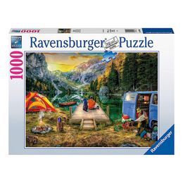 Puzzle 1000 peças Camping - Importado