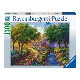 Puzzle 1500 peças Casa à beira rio - Ravensburger - (120007357)
