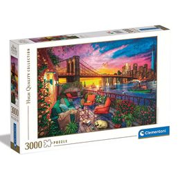 Puzzle 3000 Peças Pôr-do-sol na Varanda - Clementoni 33552