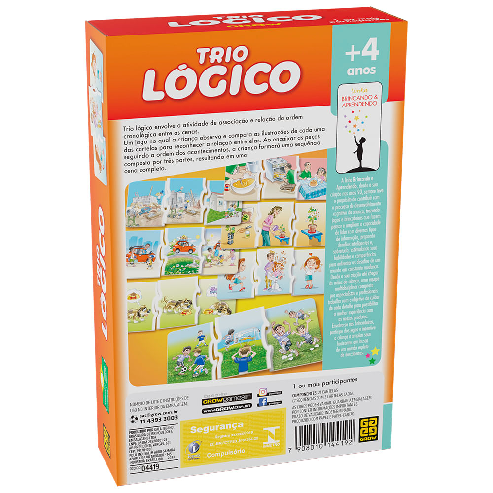 Jogo Trio Lógico