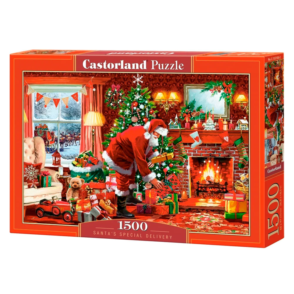 コレクション 12hpascal Puzzle 1500 Peças Noite de Natal - Castorland Importado 1521002