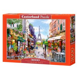Puzzle 3000 Peças Flores em Paris - Castorland - Importado 3005252