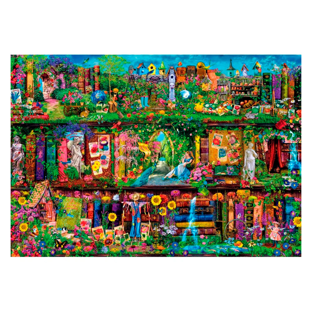 Puzzle 6000 peças Jardim Vertical - Clementoni 36532