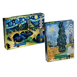 Combo Mini Quebra-cabeças Noite Estrelada