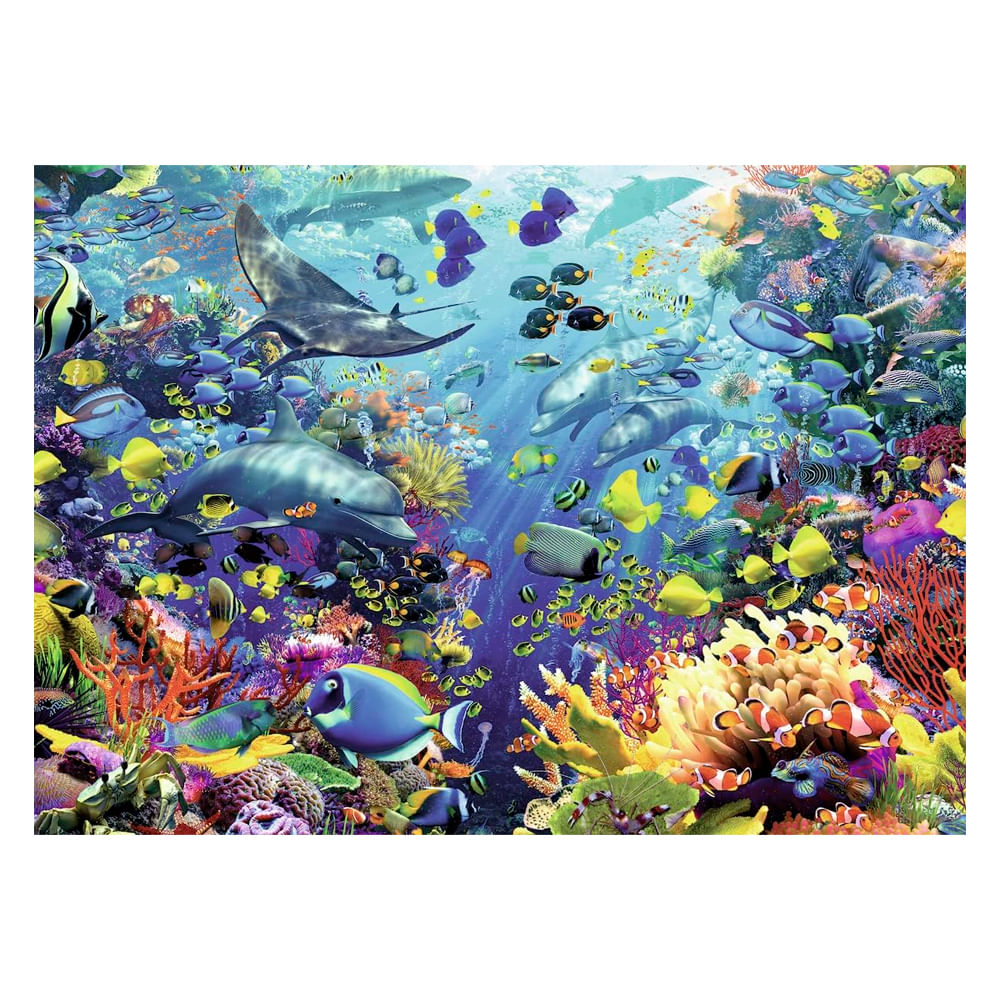 Puzzle 9000 peças Paraíso do Fundo do Mar - Importado - Ravensburger