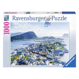 Puzzle 1000 peças Alesund - Noruega - Importado - Ravensburger