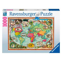 Puzzle 1000 peças Passeio Pelo Mundo - Importado - RavensburgerPuzzle 1000 p