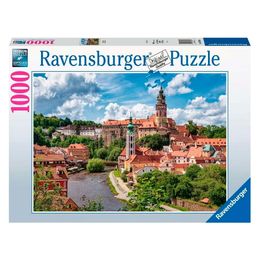 Puzzle 1000 peças Cesky Krumlov - República Tcheca - Importado - Ravensburger