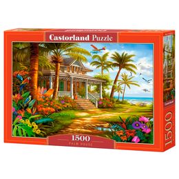 Puzzle 1500 Peças Casa das Palmeiras - Castorland Importado 1522232