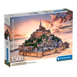 Puzzle 1500 Peças Sol Nascente Em Saint-Michel - Clementoni 31730