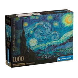 Puzzle 1000 Peças Noite Estrelada- Van Gogh - Clementoni 37065