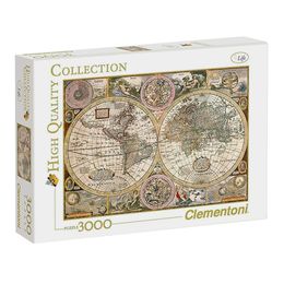 Puzzle 3000 peças Mapa do Mundo - Clementoni 33531