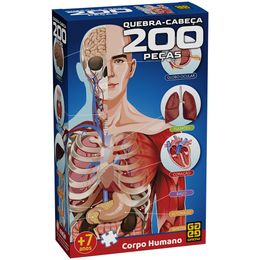 Quebra-cabeça 200 peças Corpo Humano