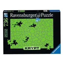 Puzzle 736 Peças Krypt Neon Verde Ravensburger 12000276