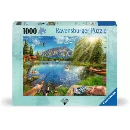 Puzzle 1000 Peças Pesca no Lago Ravensburger 12000877