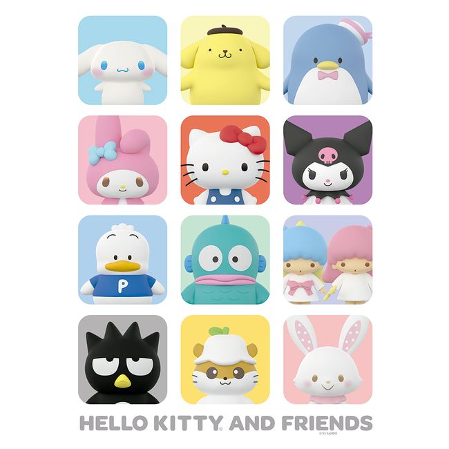 Mini Quebra-cabeça 500 peças Hello Kitty e Amigos