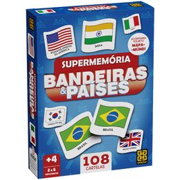 Jogo Supermemória Bandeiras & Países Grow