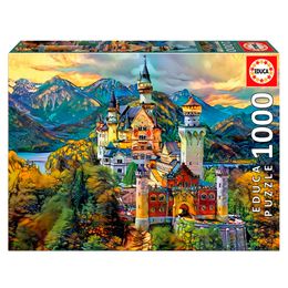Puzzle 1000 Peças Castelo Neuschwanstein - Educa 19933