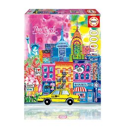 Puzzle 1000 Peças Passeio de Carro em Nova York - Educa 20558