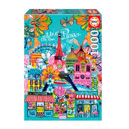 Puzzle 1000 Peças Passeio de Carro em Paris - Educa 20559