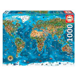 Puzzle 1000 Peças Belezas do Mundo - Educa 19022