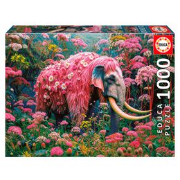 Puzzle 1000 Peças Elefante Florido - Educa 20229
