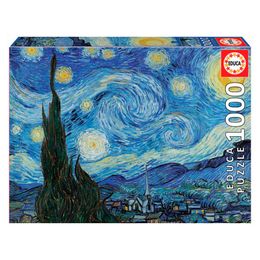 Puzzle 1000 Peças Noite Estrelada Van Gogh - Educa 19263