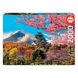 Puzzle 2000 Peças Castelo Osaka, Japão - Educa 19276