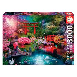 Puzzle 3000 Peças Jardim Oriental - Educa 19282