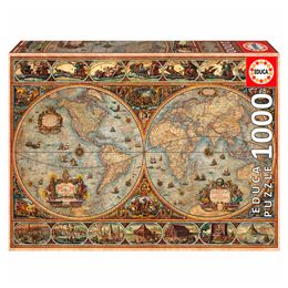 Puzzle 1000 Peças Primeiro Atlas Moderno - Educa 20173